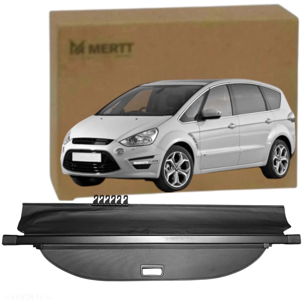 ROLETA bagażnika TYŁ czarna nowa FORD S-MAX I 2006-2014 - 2