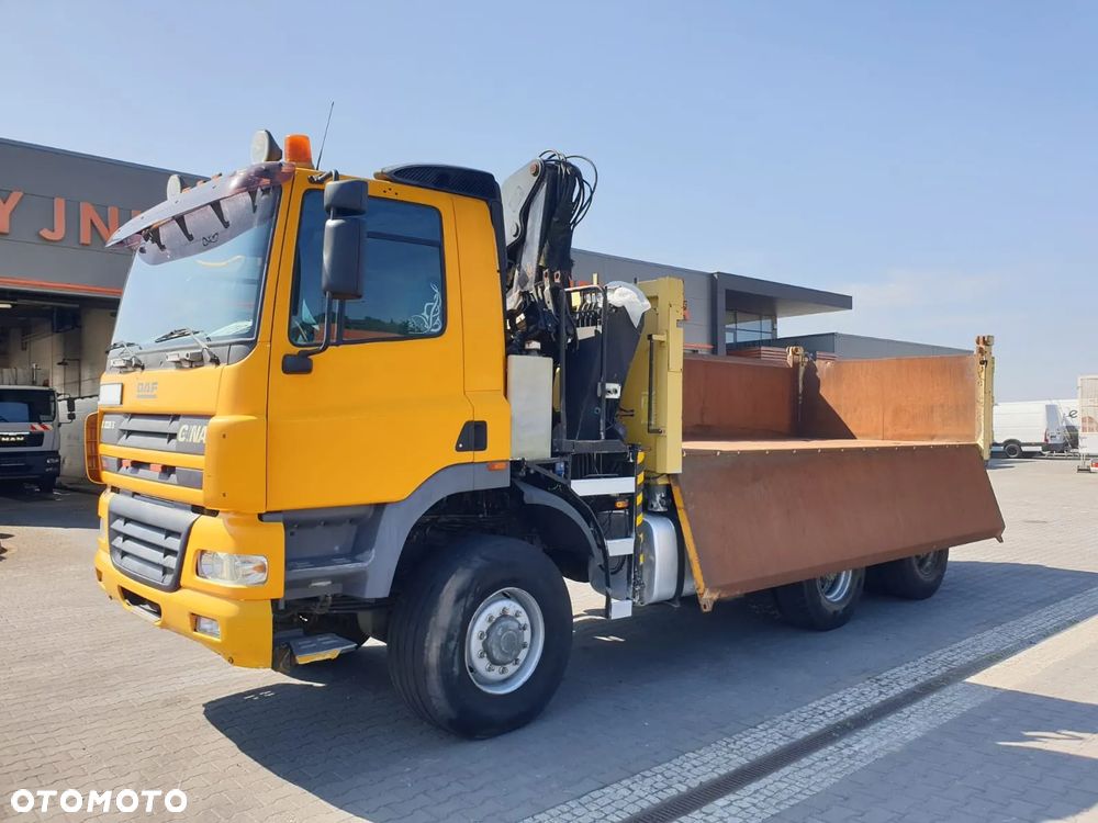 DAF CF GINAF X3335 S 6x6 WYWROTKA+HDS ATLAS 1460 HYDROBURTA KLAPODRZWI SKRĘTNA OŚ - 16