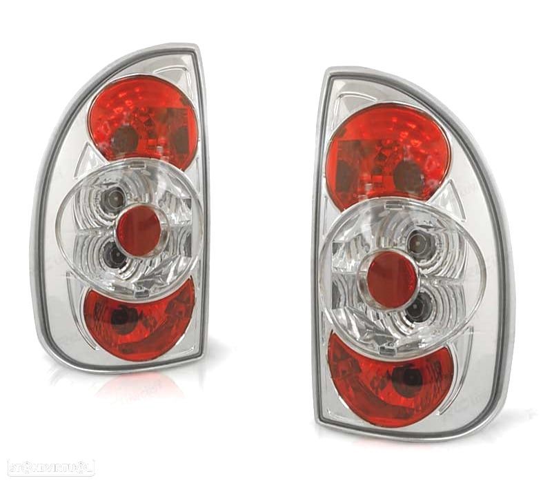 CONJUNTO DE FAROLINS OPEL CORSA B 93-00 5P CROMADO LEX - 1