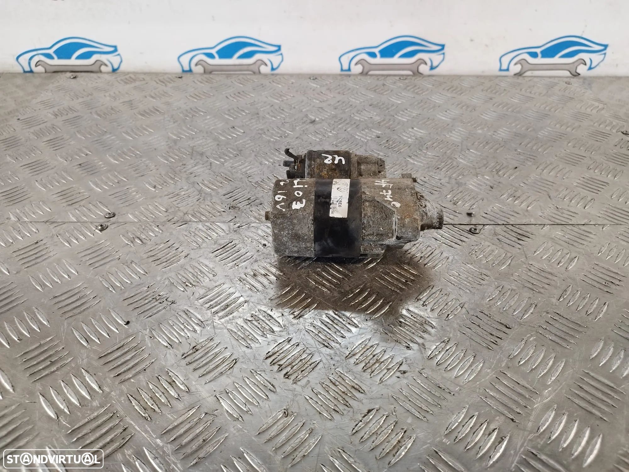 MOTOR DE ARRANQUE TS8E6 VALEO ORIGINAL  8200369521 RENAULT CLIO III MK3 1.2i 16V 75 CV D4F 740 - 1