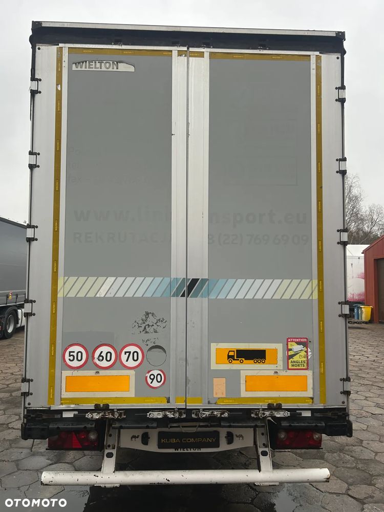 Wielton FIRANKA MEGA / BDE SYSTEM POSZERZANYCH SŁUPKÓW / OSIE SAF / PODNOSZONY REGULOWANY DACH / ŁADNA PLANDEKA / 2016 ROK !! - 4