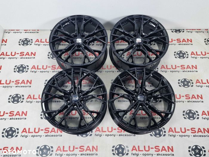 Nowe alufelgi SEAT 18" 5x112 Altea Ateca Exeo Leon Toledo-Czarne - 4
