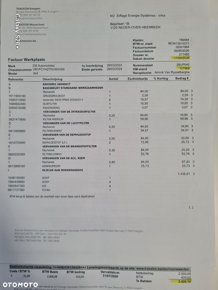 DS Automobiles DS 4 1.5 BlueHDi Bastille + - 37