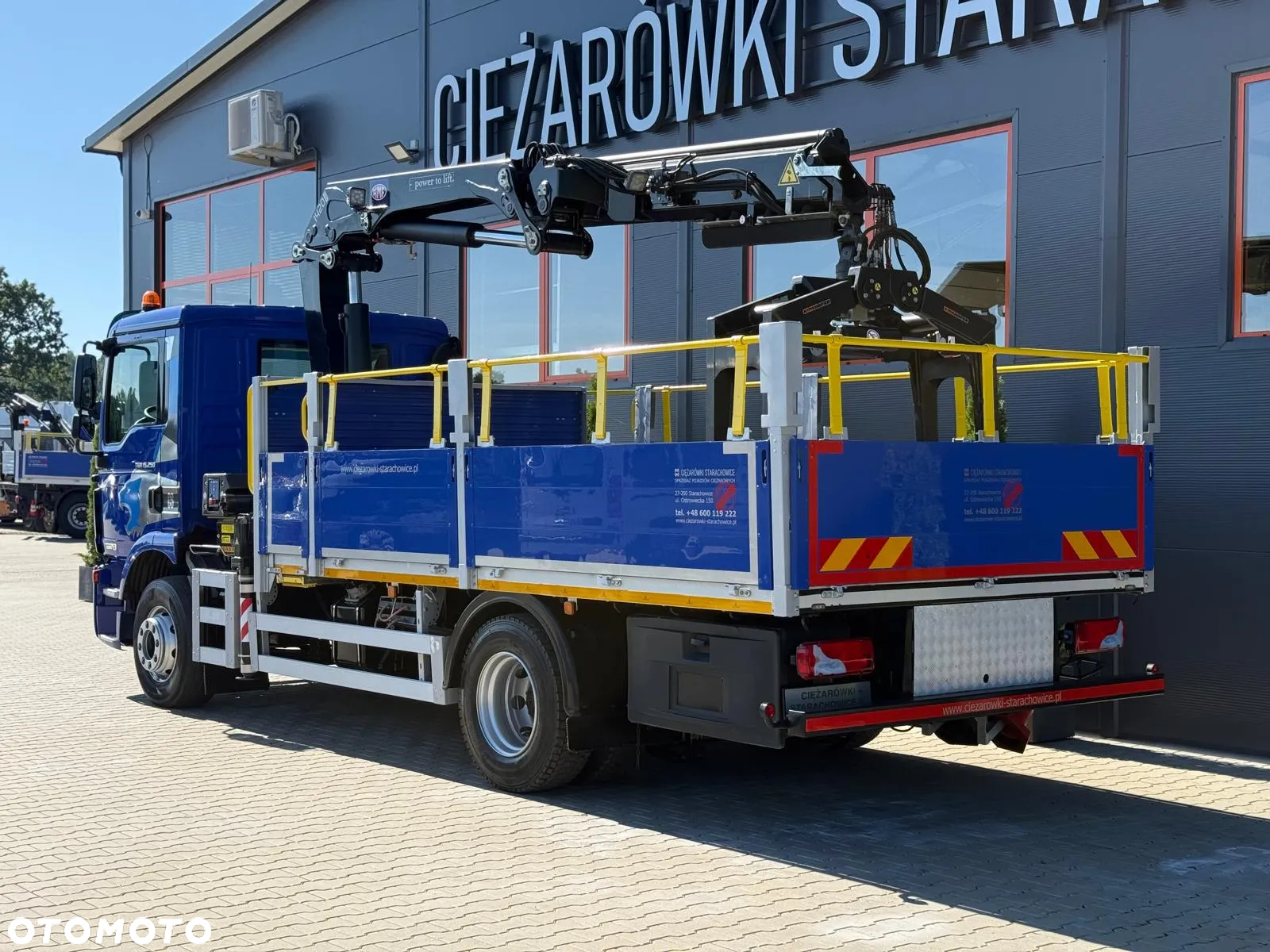 MAN TGM 15.250 skrzynia z żurawiem // E6 // HMF 1420 K1 HDS dzwig kran crane budowlanka - 4