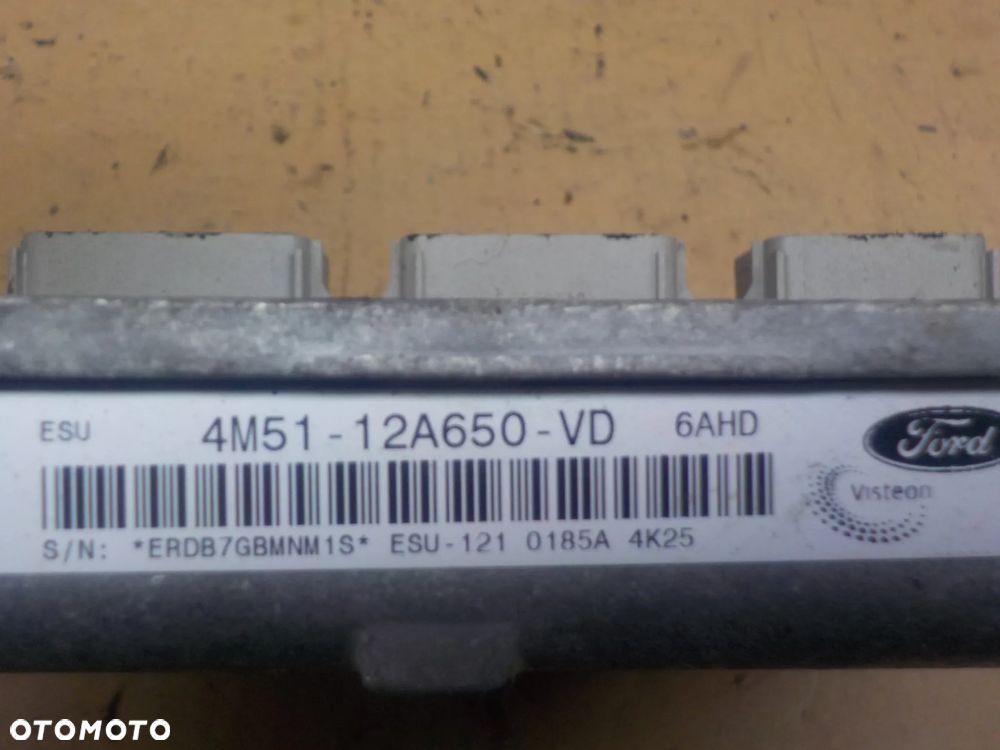 FORD C-MAX 2.0B MK1 STEROWNIK KOMPUTER SILNIKA 4M51-12A650-VD - 3