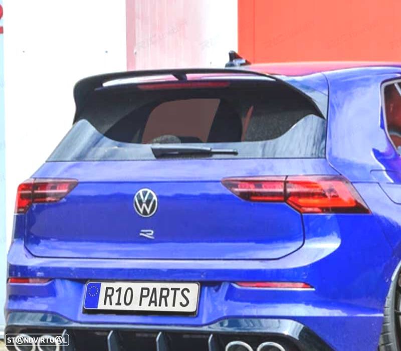 AILERON SPOILER VOLKSWAGEN VW GOLF 8 GTI PRETO BRILLANTE - 3