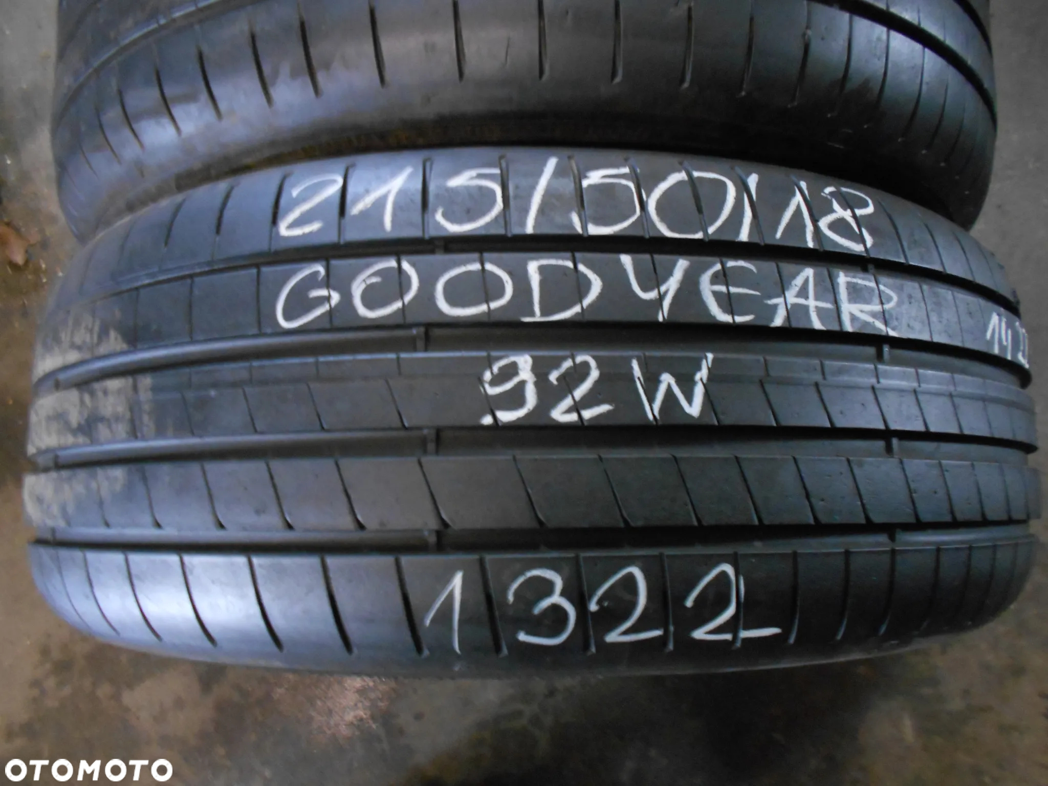 OPONY 215/50R18 GOODYEAR EAGLE F1 ASYMMETRIC 6 DOT 1422 7.3MM - 4
