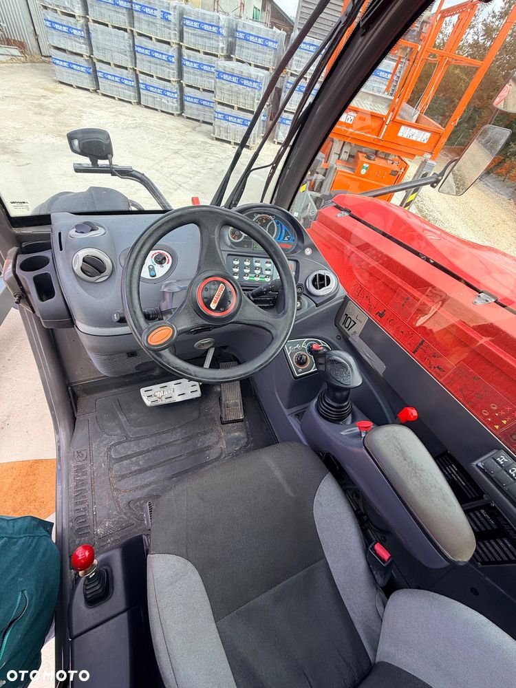 Manitou Ładowarka teleskopowa Manitou Mlt 840 137 PS łyżka widły Merlo 42.7 TF 737 130 Jcb 541-70 Bobcat TL 38.70 rolnicza budowlana KLIMA zaczep hydr - 11