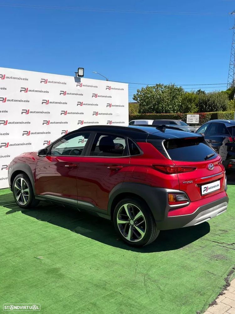 Hyundai Kauai 1.0 T-GDi Premium Pele/Tec.Vermelho - 10