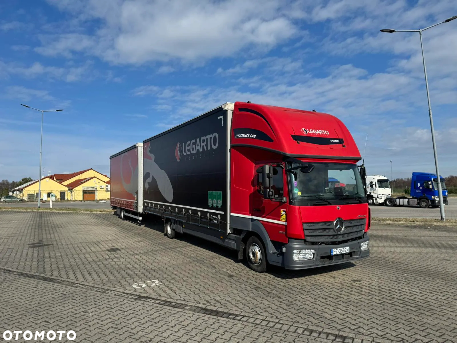 Mercedes-Benz Atego 823L auto 7,7m + przyczepa 7,7m - 4