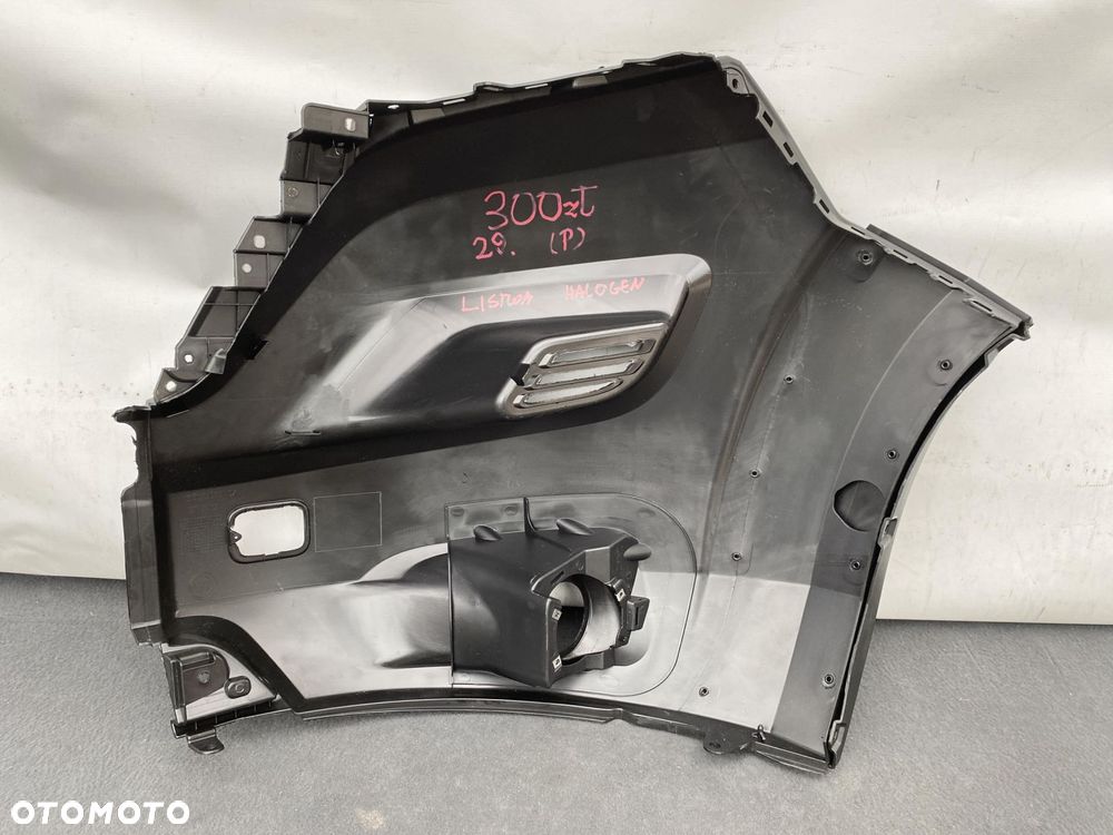 DUCATO BOXER JUMPER 17- NAROŻNIK ZDERZAK PRZÓD PRAWY LISTWA HALOGEN CZARNY - 5