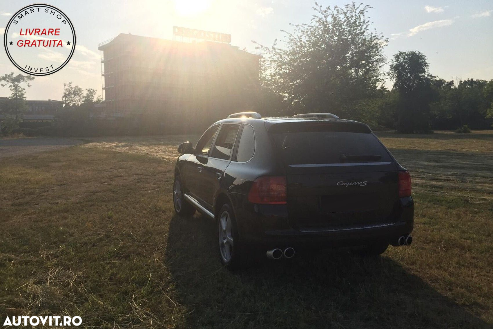 Ornamente Evacuare Porsche Cayenne 92A V6 V8 Petrol (05.2010-09.2014) GTS Design S- livrare gratuita - 7
