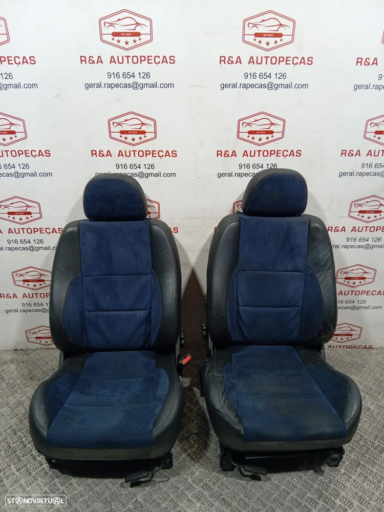 Conjunto de Bancos Rover 25 em Pele e Alcântara  Original - 10