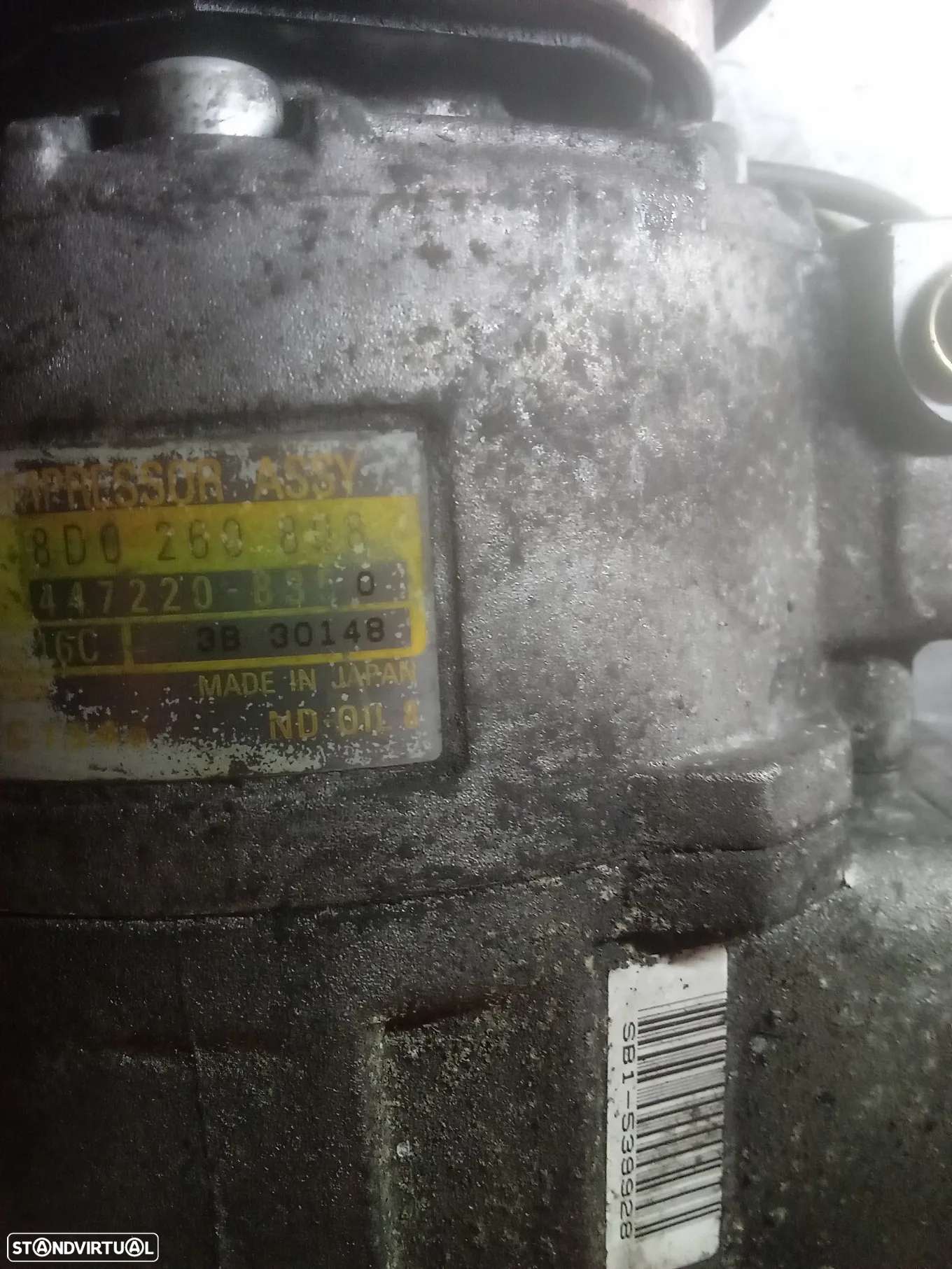 COMPRESSOR AC AUDI A4 B5 1.9TDI 8D0260808 - 3