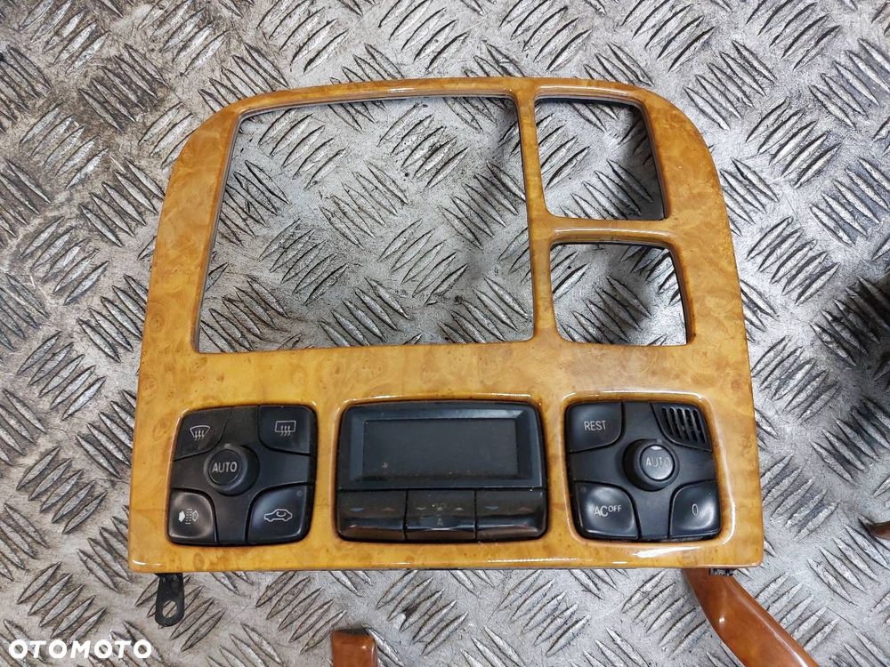 DEKORY LISTWY OZDOBNE KOMPLET DREWNO MERCEDES-BENZ W220 2208300985 - 4