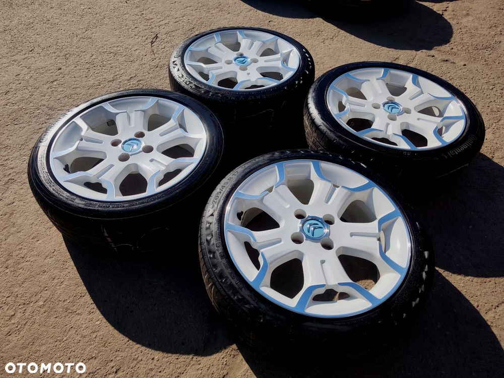 4x108 Felgi Aluminiowe Alufelgi ORYGINALNE 17 Koła Letnie Lato CITROEN DS3 AIRCROSS C3 PLURIEL PICASSO PEUGEOT 208 301 207 6mm 22r. Białe Legnica ALU-RAD 205/45 - 3