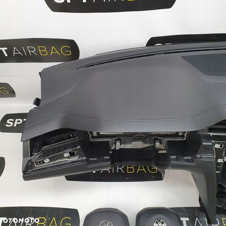 VW PASSAT B8 LIFT DESKA ROZDZIELCZA KONSOLA KOKPIT PULPIT PODUSZKI AIRBAG AIR BAG PASY KIT SET - 2
