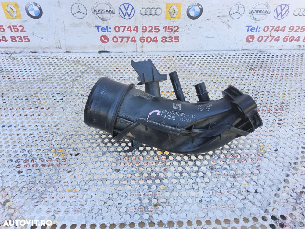 Tub admisie aer Renault 1.3 Dacia Duster Dokker Captur Arkana lodgy cod 165767385r țeavă cot admisie aer Scenic megane Nissan Qashqai clio 1.3 - 1