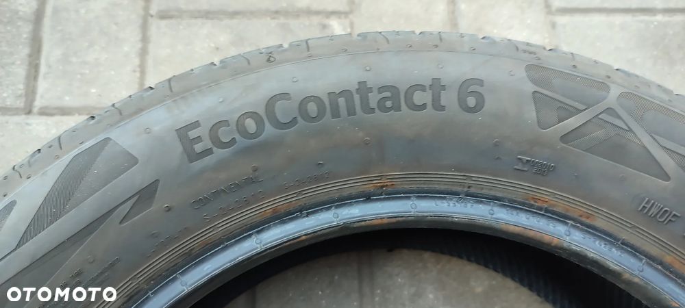 OPONY LETNIE 205/55R16V CONTINENTAL ECO CONTACT 6 (0222) LATO 7mm KOMPLET 4 SZTUKI - 5