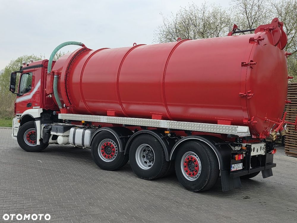 Mercedes-Benz ANTOS 3540 8x2 TYLKO 227 861 km ASENIZACYJNY SZAMBIARKA NOWA BECZKA 26m³ 1,2 i 4 OŚ SKRĘTNA POMPA JUROP RV-520 SPECJALNY - 4