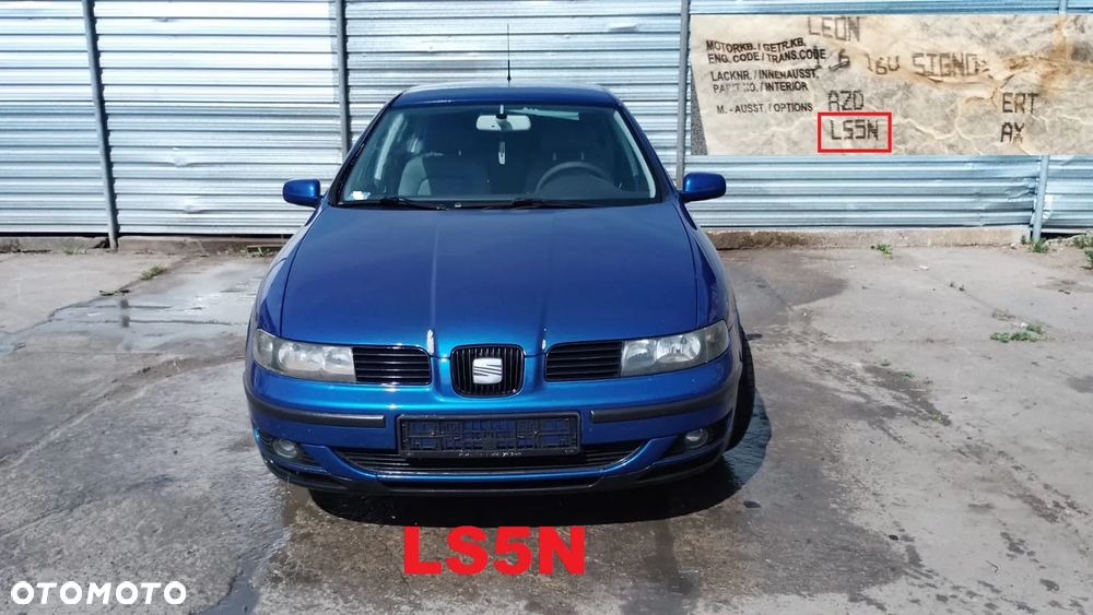 Tylko Części SEAT LEON I 1M 1.6 16V AZD 105KM 77kW 99r–06r lakier LS5N - 1