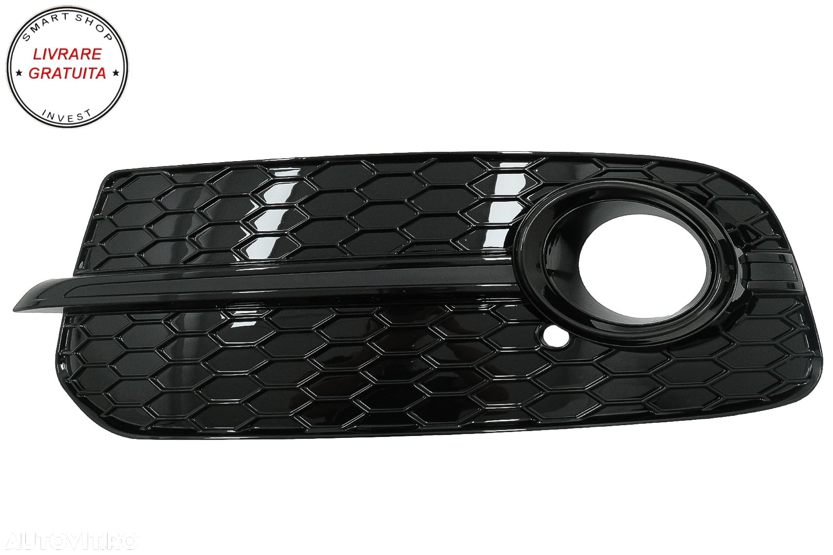 Grile Laterale Audi Q5 SUV 8R Facelift (2012-2016) RS Design Negru Lucios- livrare gratuita - 2