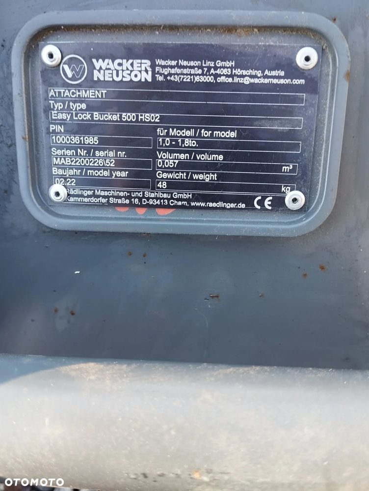 Łyżka kopiąca Wacker Neuson 50cm 40 30 20 100 skarpowa 1m PRODUCENT nowe i używane Volvo Komatsu CAT Case JCB - 3