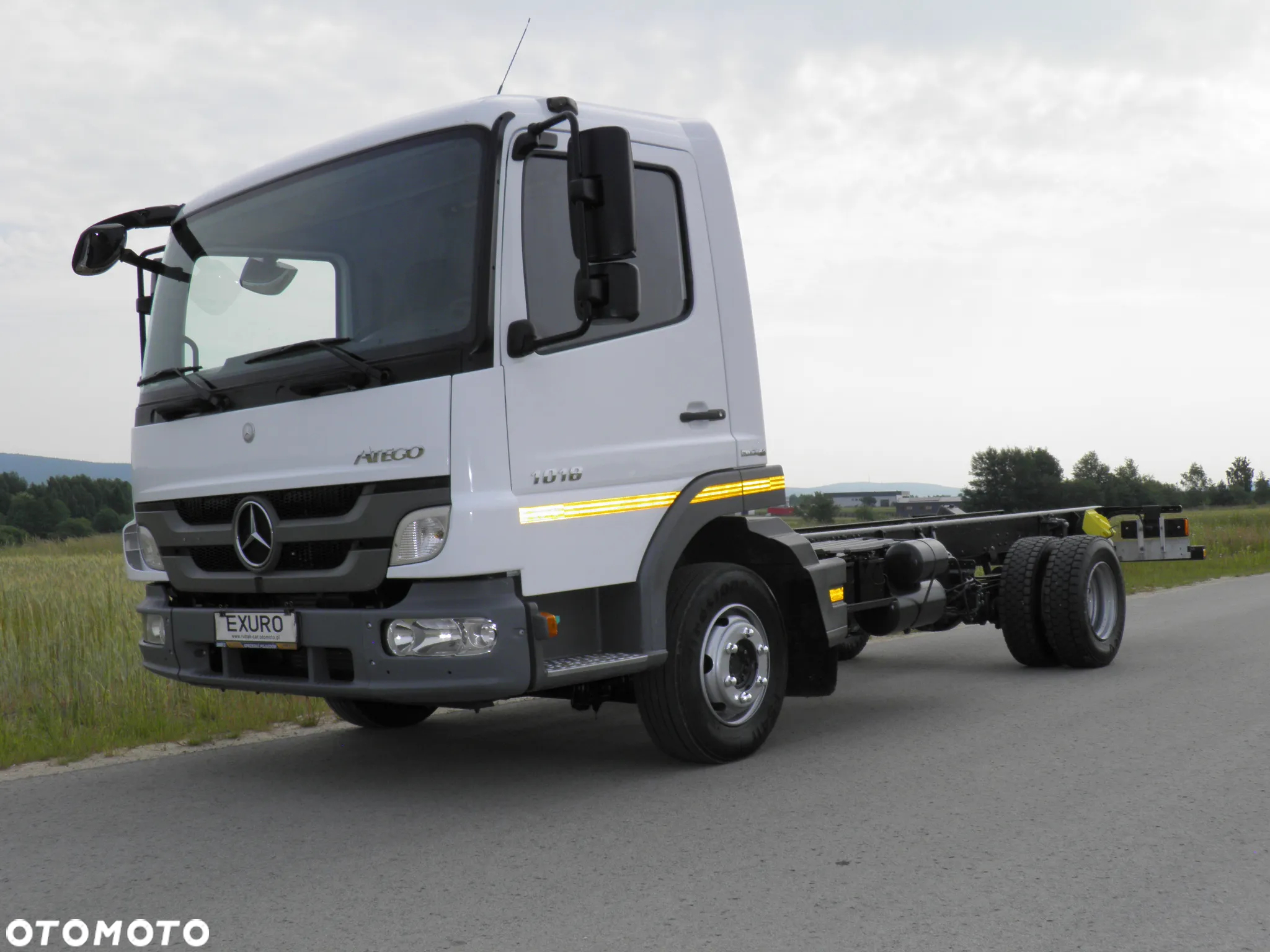 Mercedes-Benz ATEGO 1018 RAMA LAWETA NAJAZD POD ZABUDOWĘ STAN IDEALNY SALON POLSKA I-WŁAŚCICIEL 2012R MAŁY PRZEBIEG - 4