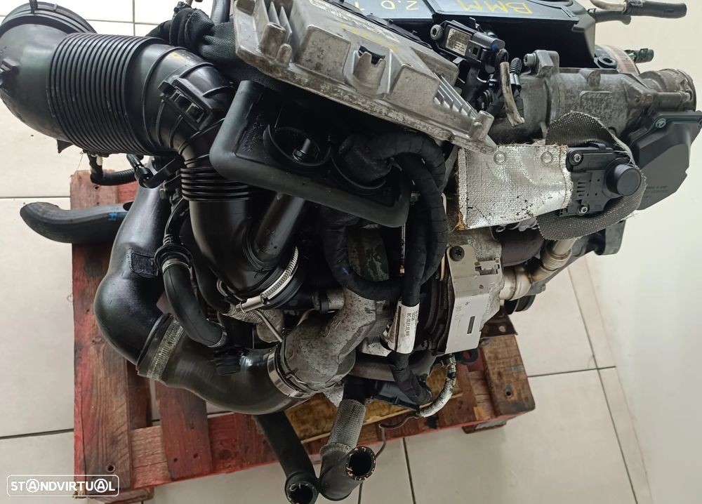 Motor VW Eos 2.0TDI 140cv BMM 8V ano 2008 - 8