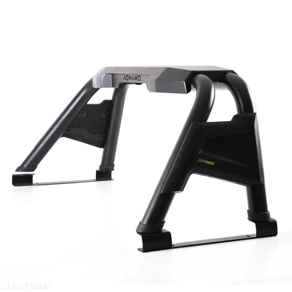 Rollbar Double Plus Negru Hilux, Ranger, L200, D-Max, Navara, Amarok - 1
