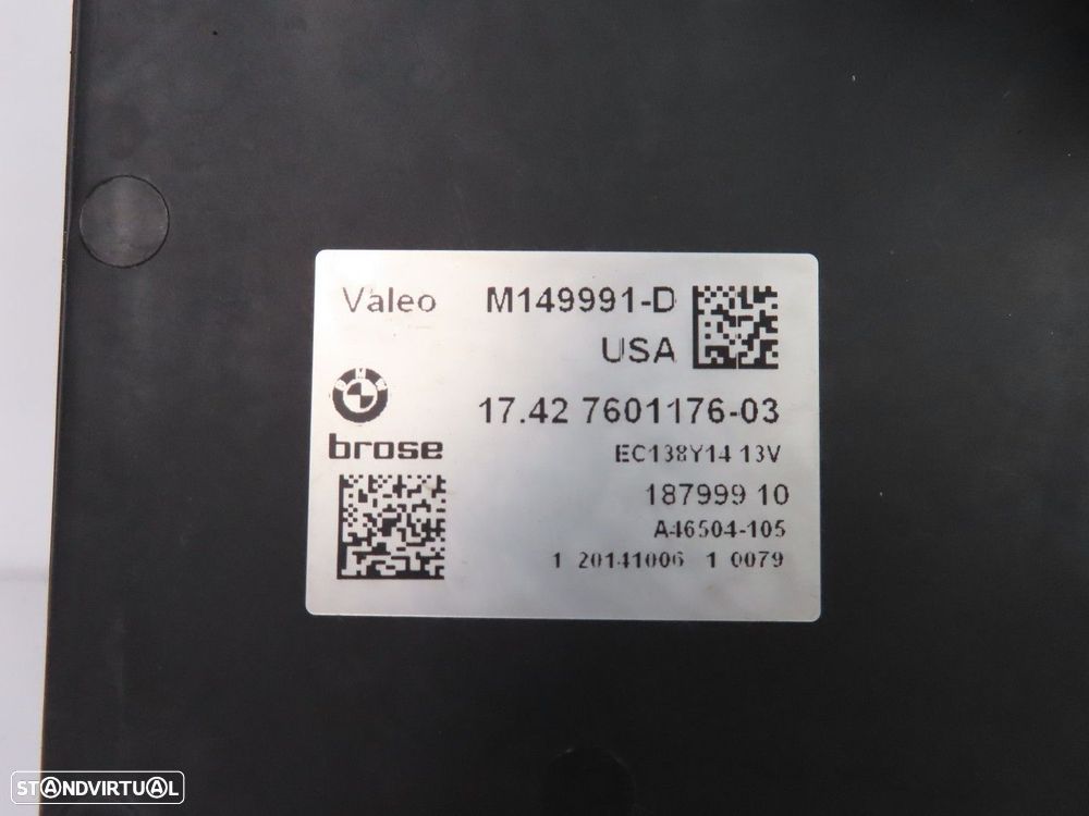 Termoventilador 400W Usado / Original BMW X3 (F25)/BMW X4 (F26) 17427601176 - 4