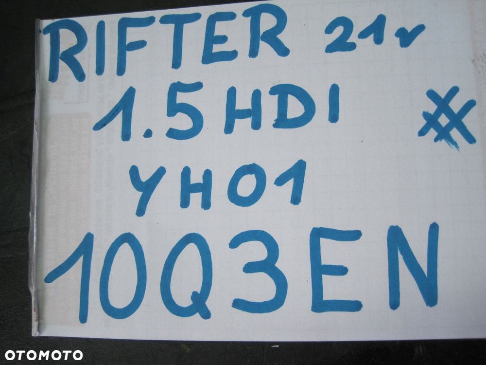 SILNIK MOTOR KOMPLETNY PEUGEOT RIFTER 1.5HDI YH01 10Q3EN - 6