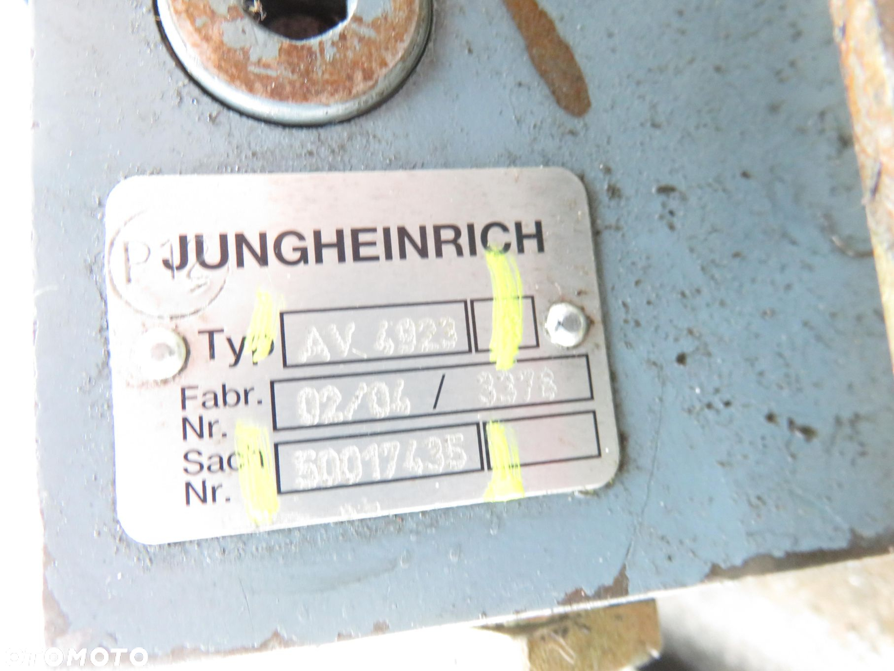 ROZDZIELACZ WÓZEK JUNGHEINRICH ETV C20 1154405702 AV5462 - 5