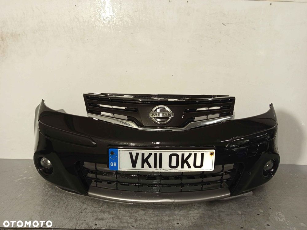 + ZDERZAK PRZÓD PRZEDNI NISSAN NOTE E11 LIFT FL Z11 Z11G CZARNY HALOGENY - 1