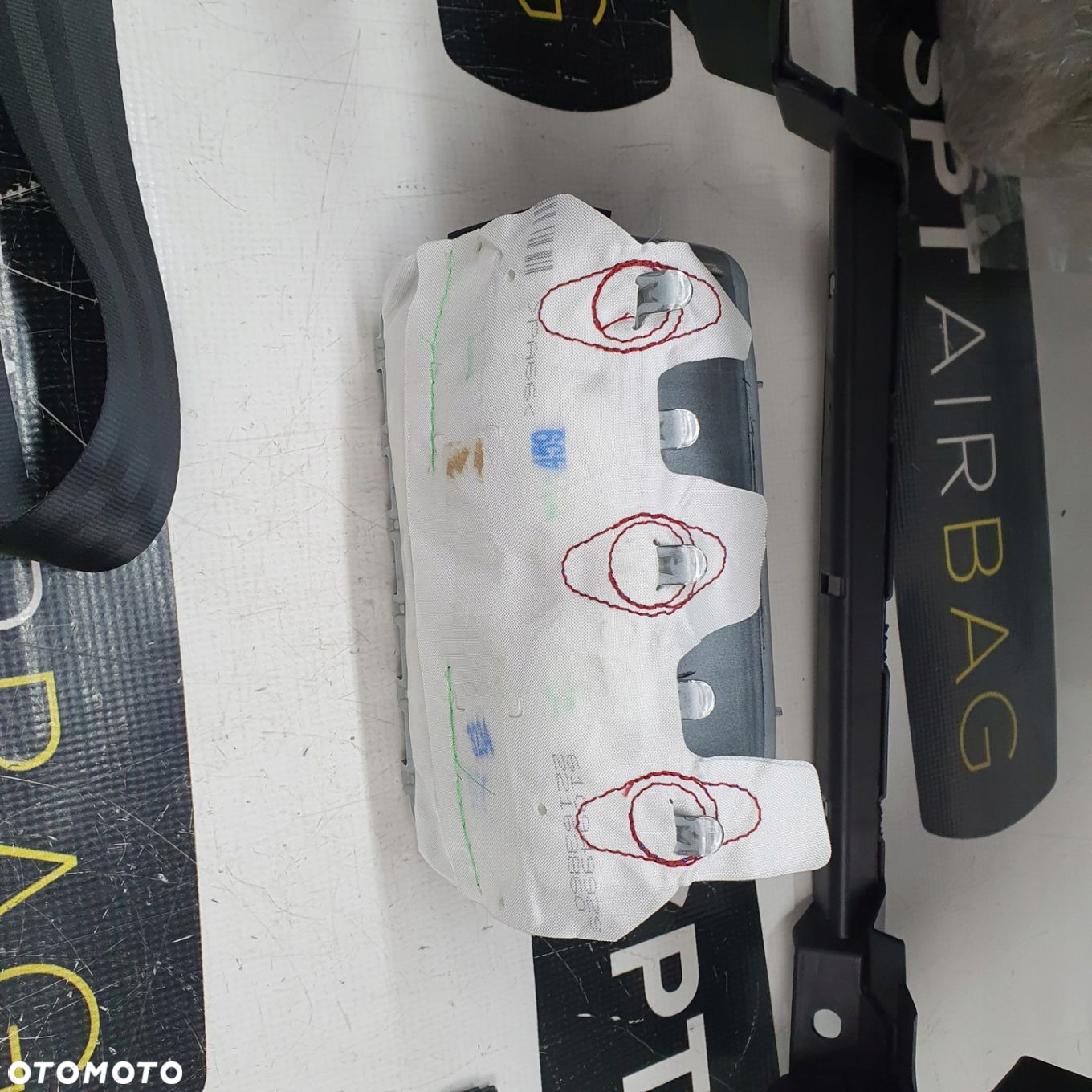FIAT 500 LIFT DESKA ROZDZIELCZA KONSOLA KOKPIT PULPIT PODUSZKI AIRBAG AIR BAG PASY KIT SET - 6