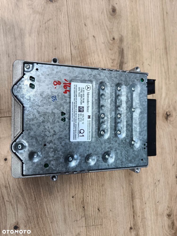 MERCEDES W251 W164 ML WZMACNIACZ HARMAN BECKER A2518209589 A2518207689 - 4