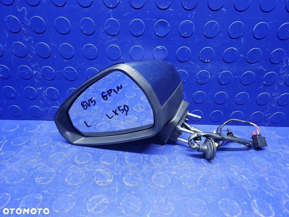 LUSTERKO lewe zewnętrzne AUDI A3 8V SEDAN LX5Q 6 PIN kompletne oryginał 8V5857409H