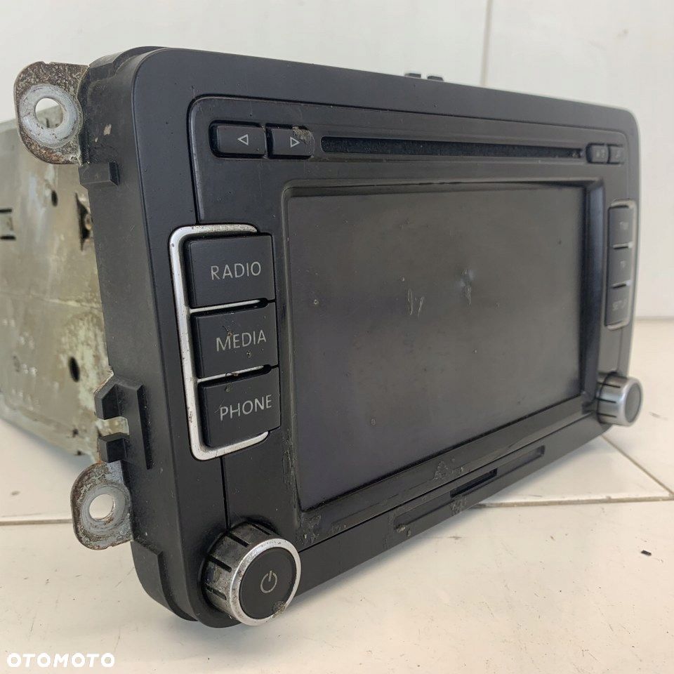 Radio CD oryginalne duże VW PASSAT B7 3AA GOLF VI TOURAN 12r - 2