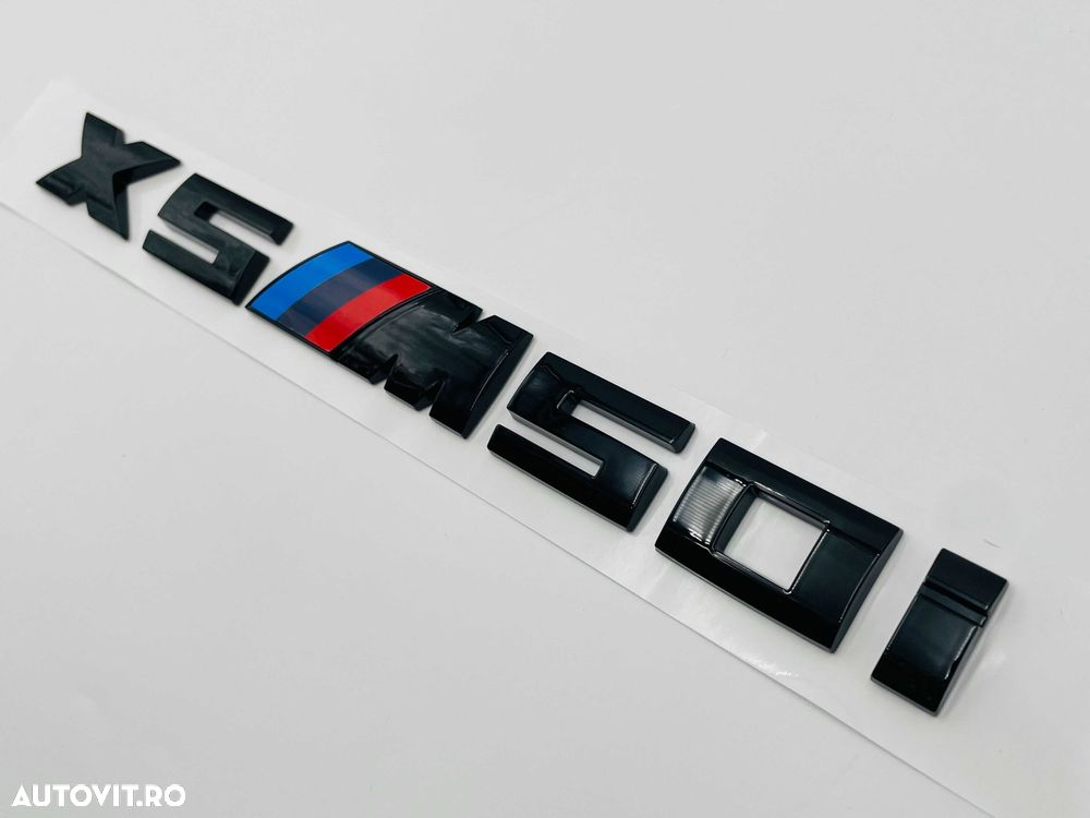 Emblema Compatibila BMW X5M50i negru - 3