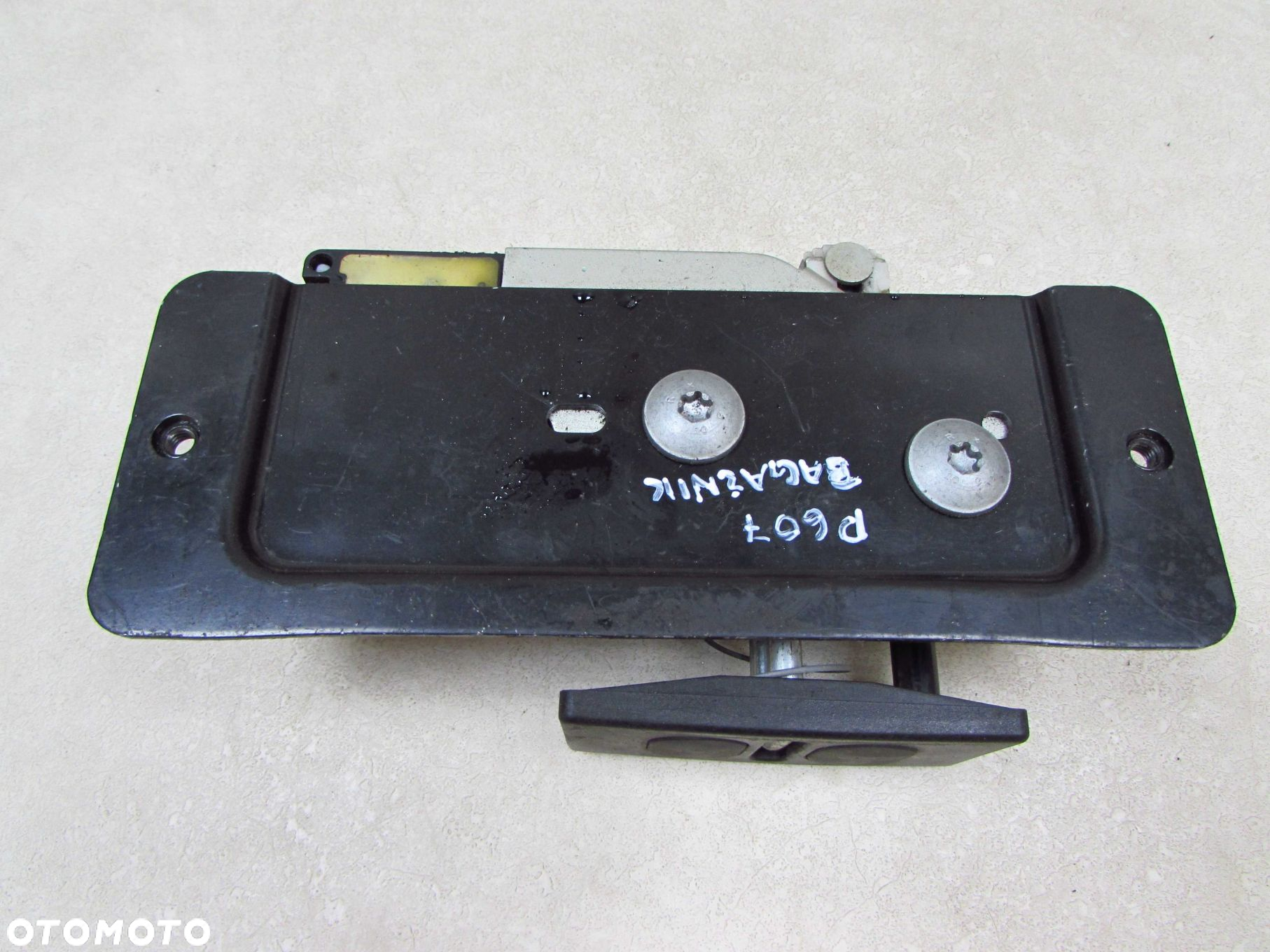 PEUGEOT 607 LIFT 04- ZAMEK RYGIEL KLAPY BAGAZNIKA DOCIAG 9648338680 - 3