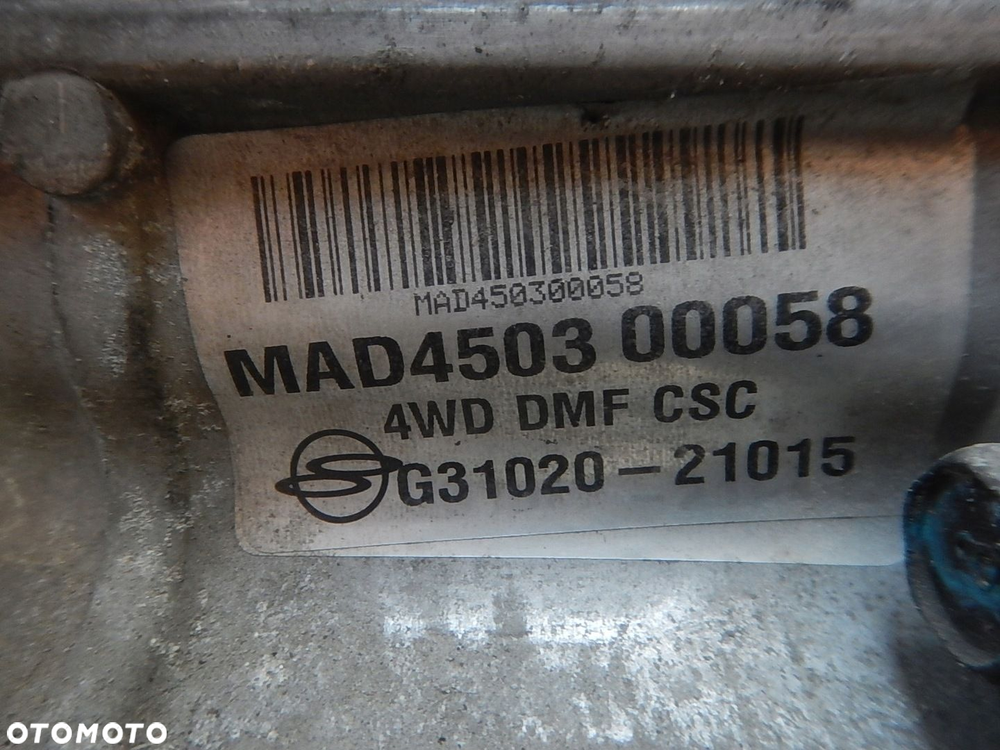 SKRZYNIA BIEGOW REXTON 2.7 XDI G31020 21015 - 6