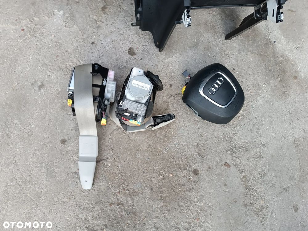 DESKA ROZDZIELCZA KONSOLA ZESTAW AIRBAG PODUSZKI AUDI A5 8T - 2