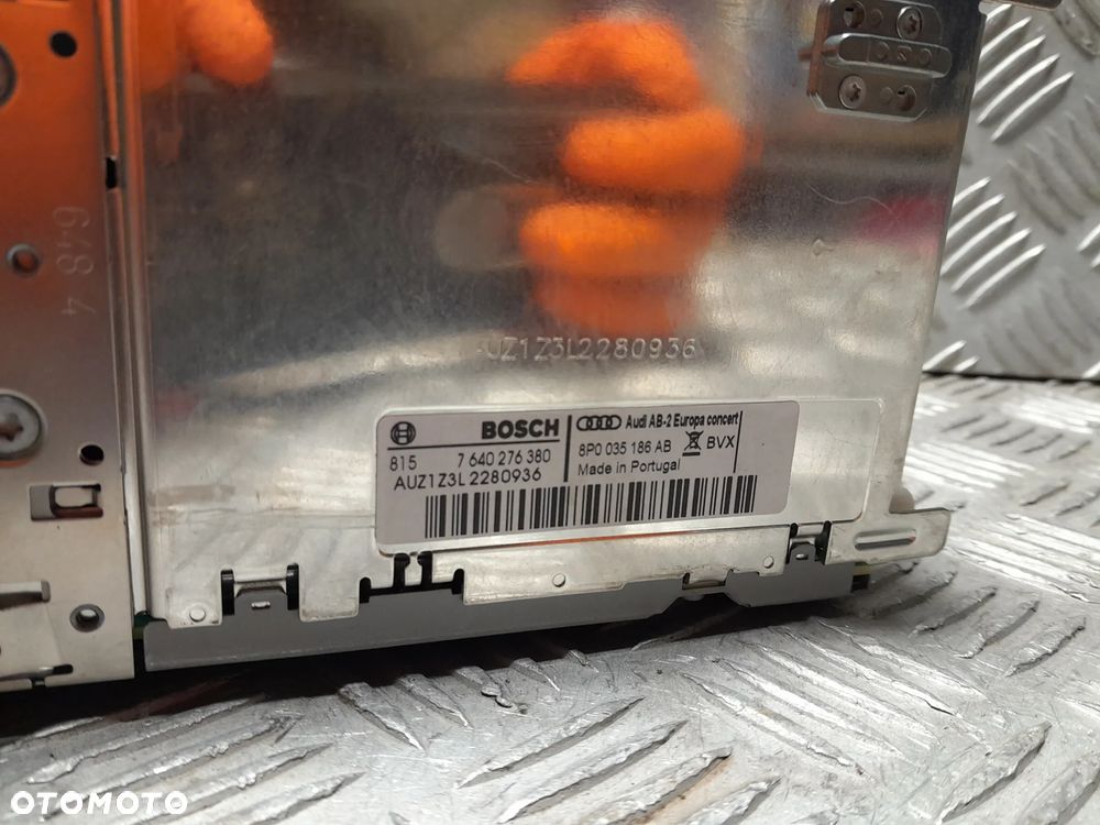 AUDI A3 8P RADIOODTWARZACZ CD AUDI CONCERT 8P0035186AB - 10