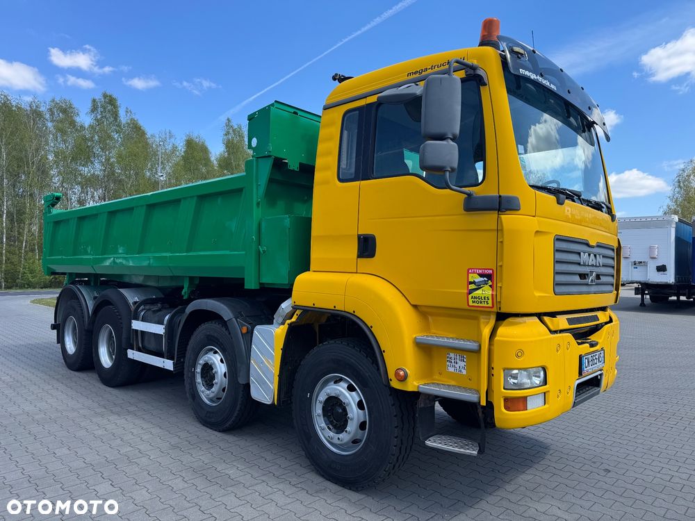 MAN TGA 35.430 8x4 MEILLER HYDROBURTA ładne i zadbane - 3