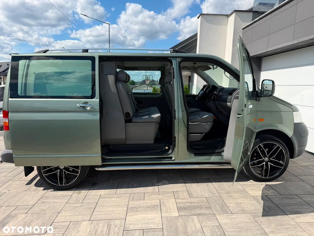 Volkswagen TRANSPORTER T5 1.9TDI Klima Elektryka Duża Navi Rury Brygadówka Dubel Kabina Klapa Hak - 15