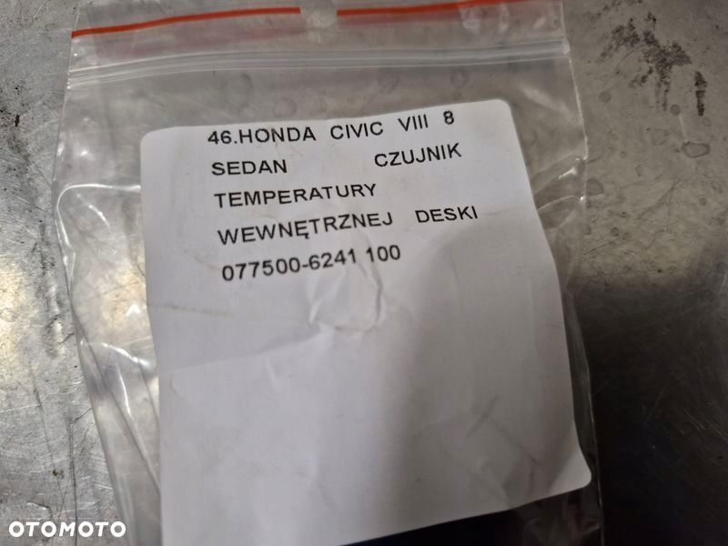 honda civic viii 8 sedan czujnik temperatury wewnętrznej deski 077500-6241 - 7