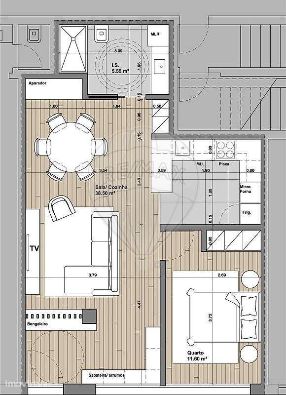 Apartamento T1 para venda - Grande imagem: 3/15
