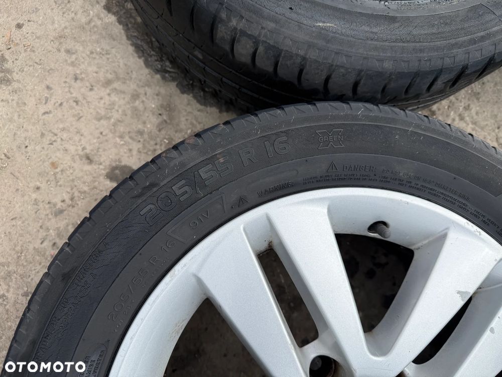 Felgi 16' koła Opel Astra III Meriva Zafira 13242072 5x110 6,5Jx16 ET37 centr 65,1 OE - 6