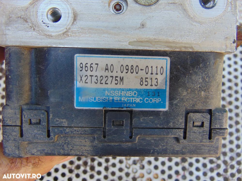 Pompa abs Hyundai Galloper modul abs ecu calculator cod 09800110 x2t32275m - 3