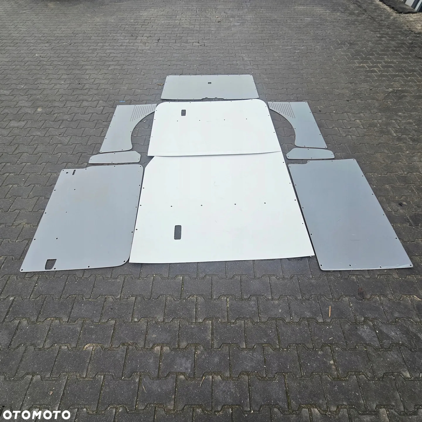 VW T5 T6 TRANSPORTER płyta płyty tapicerka paki podsufitki ZABUDOWA - 4